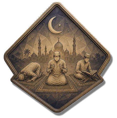 Ramzan Mujahid Badge