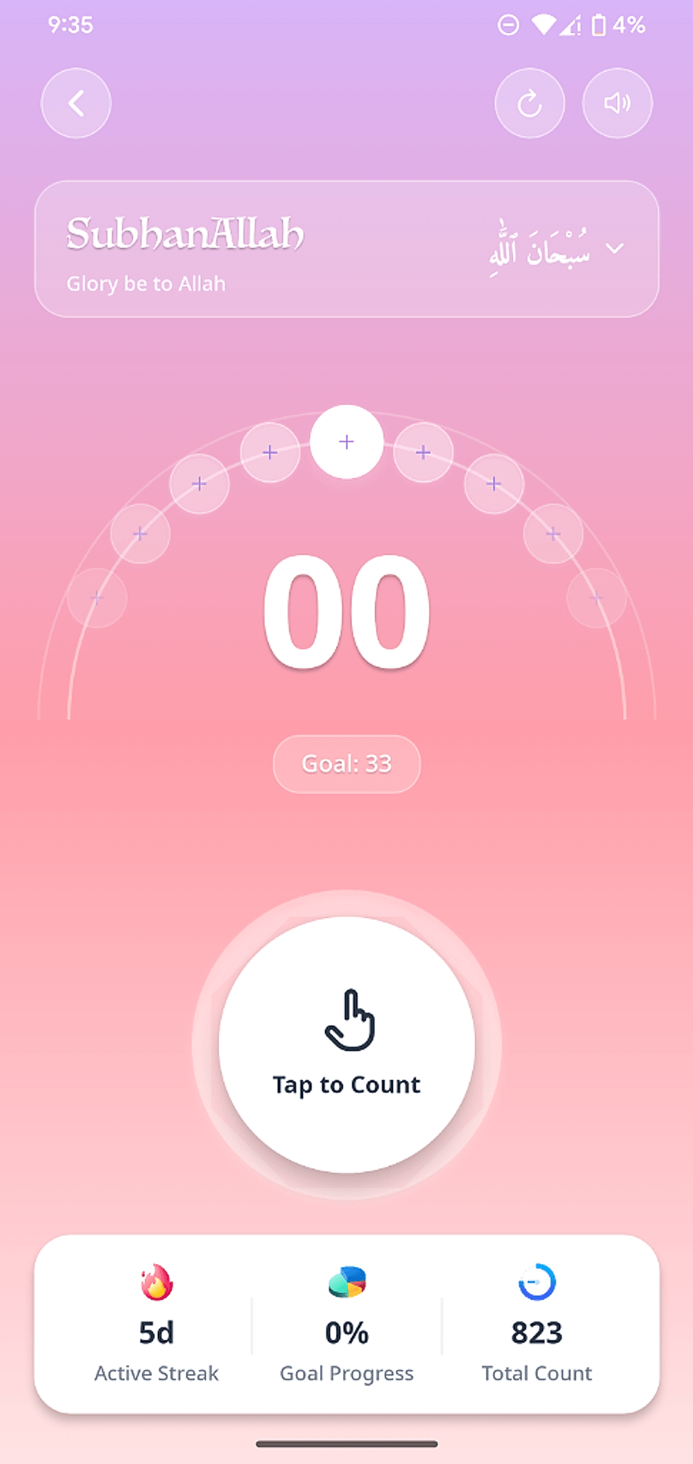 Digital Tasbih Counter